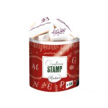 Lot De 54 Tampons Aladine - Alphabet Noël Scrapbooking