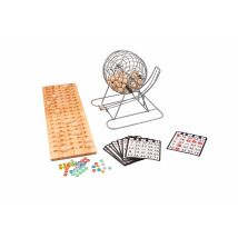 Bingo En Bois Numéro 1 À 90 - 18 Cm - Engelhart