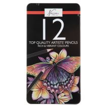 Lot De 12 Crayons De Couleur - Nassau - Couleurs Assorties