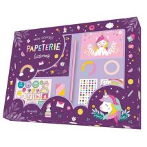 Mon Coffret Papeterie : Licornes