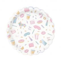 Lot De 8 Assiettes - Pyjama Party - Tim & Puce Factory - Tim & Puce Factory