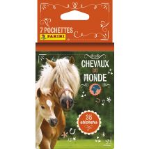 Lot De 7 Blisters Panini - Chevaux