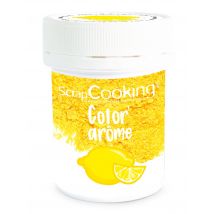 Colorant Alimentaire En Poudre Scrapcooking - Color'arôme - Jaune - Arôme Citron - 10 G - Scrapcooking