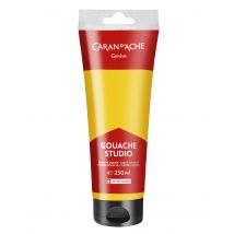 Tube 250 Ml De Peinture Caran D’ache Gouache Studio - Jaune - Caran d'Ache