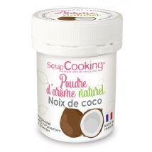 Poudre D'Arôme Naturel Scrapcooking - Noix De Coco - 15 G - Scrapcooking