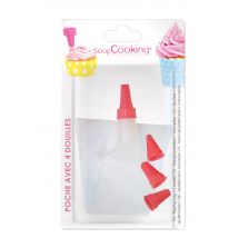 Poche + 4 Douilles Scrapcooking - Scrapcooking