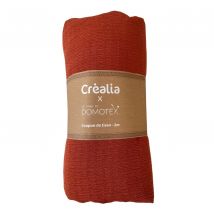 Coupon Bague 2m Crepon Teinture Fauve - Domotex