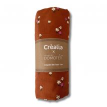 Coupon Bague 2m Velours 1000 Raies Joyflo Rouille / Ecru 1w D1x - Domotex