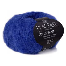 Pelote De Fil Plassard - Mohalana - Bleu-electrique 26