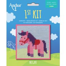 Kit Point De Croix Anchor - Cheval - 10 X 10 Cm