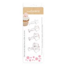 Lot De 4 Découpoirs Scrapcooking - Fleurs - Scrapcooking
