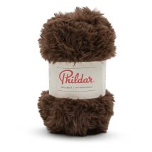 Pelote De Fourrure À Tricoter Phildar - Inuit - Chocolat
