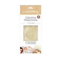 Lot De 10 Feuilles De Gélatine Scrapcooking - 30 G - Scrapcooking