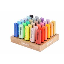 Colorcube De 30 Surligneurs Stabilo Boss Original- Couleurs Assorties - Pointe Biseautée - Stabilo