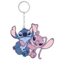 Porte-clés Cerda - Lilo Et Stitch - Stitch & Angel - En Métal