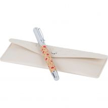 Stylo Bille À Capuchon Oberthur - Esteli Rouge - Pointe Moyenne