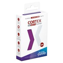Lot De 60 Pochettes De Protection Pour Cartes Ultimate Guard - Cortex Sleeves - Format Japonais - Violet Mat
