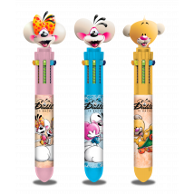 Stylo 10 Couleurs - Diddl - Pointe Moyenne - Modèles Aléatoires - Vendu À L'Unité - Modèle Aléatoire - Produit Vendu À L'Unité