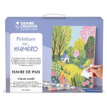 Peinture Au Numéro Graine Créative - Havre De Paix - 30 X 40 Cm - Graine Creative