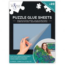 Lot De 20 Feuilles Adhésives Pour Puzzle - Jig & Puz - Pour Puzzle 3000 Pièces - Jig & Puz