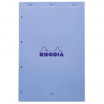 Bloc Seyès Rhodia - N°20 - 80 Feuilles Perforées - Modèles Aléatoires - A4+ - 80g/m² - Vendu À L’unité