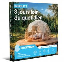 Coffret Cadeau Smartbox - Insolite 3 Jours Loin Du Quotidien - 2 Personnes