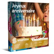 Coffret Cadeau Smartbox - Joyeux Anniversaire - 1 À 2 Personnes