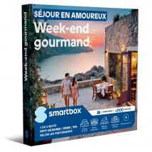 Coffret Cadeau Smartbox - Séjour En Amoureux Week-end Gourmand - 2 Personnes