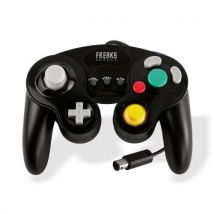 Manette Wii/gc Avec Fonction Turbo Et Slow Freaks And Geeks - Noir
