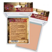 Sleeves Mat 66 X 91 Mm X100 100 Microns Saumon - Epic Forge