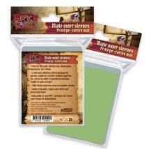 Sleeves Mat 66 X 91 Mm X100 100 Microns Vert - Epic Forge