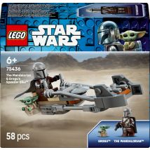 Lego 75436 - Le Speeder Bike Du Mandalorien Et Grogu - Lego Star Wars - Lego