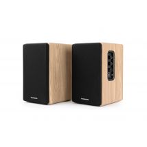 Thomson Ws902duo - Set De 2 Enceintes - Noires Et Bois