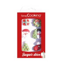 Lot De 6 Décorations En Sucre Scrapcooking - Noël - 23 G - Scrapcooking