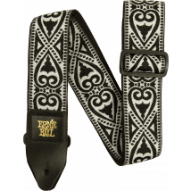 Ernie Ball Aeb 5345 - Sangle Pour Guitare - Black Heart