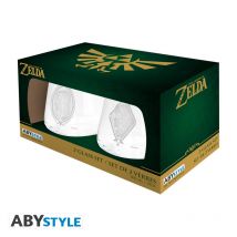 Set De 2 Verres Abystyle - The Legend Of Zelda - Zelda & Link - Abystyle