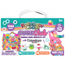 Kit De Bracelets Élastiques Rainbow Loom Cutie Club - Bandaï - Bandai