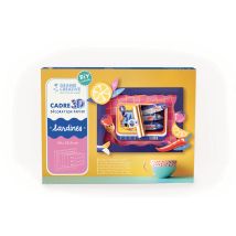 Cadre 3d Papier Graine Creative - Sardines Scrapbooking