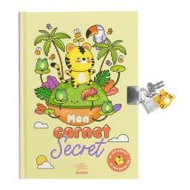 Mon Carnet Secret Porte-clé Tigre - Auzou