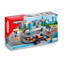 Garage City Flex + 5 Véhicules - Majorette