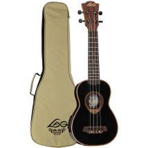 Lâg Tiki Uku 118 Soprano - Ukulélé Électro - Slim - Noir