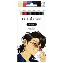Set 6 Marqueurs Copic Ciao - Manga Souta