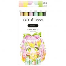 Set 6 Marqueurs Copic Ciao - Manga Kawaii