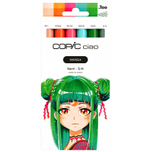 Set 6 Marqueurs Copic Ciao - Manga Nami