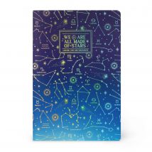 Carnet Legami - Bleu – B5 18,5 X 24,8 Cm – We Are All Made Of Stard - 100 Pages Lignées