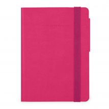 Cahier Legami - Rose – 9,5 X 13,5 Cm – Framboise - 192 Pages