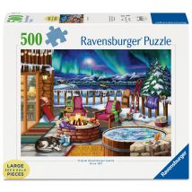 Puzzle 500 Pièces - Lumières Du Nord - Puzzle À Grosses Pièces - Ravensburger