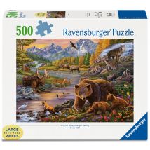 Puzzle 500 Pièces - La Nature Sauvage - Puzzle À Grosses Pièces - Ravensburger