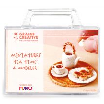 Malette Fimo Graine Creative - Miniature Tea Time