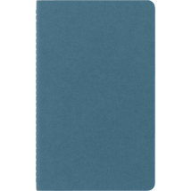 Lot De 3 Cahiers Moleskine - Bleu Ardent - Grand Format - Pages Lignées